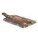 Steelite 7044DD095 Serving Board - Rectangular 13" x 8" Barn Wood Delfin with Handle - 1 Dozen 2 image