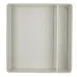 Steelite 7193TM100 - Square Bento Box, 1.0 gal (10.5" x 10.0" x 2.75"), Greystone Plastic - 6/Case 1 image