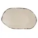 Steelite 7202DD020 Oval Melamine Platter, 12" x 7.125", Beige Marisol Rustic Finish - 1 Dozen 1 image