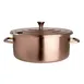 Steelite 7353MW304 - Round Chafer, 5 Qt 15" x 12.5" x 5.25", Bronze Steel, Lift‑Off Cover - 1/Case 1 image