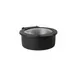 Steelite 7356MW300H Chafer, 2 Qt Rect, 12" x 10" x 5", Black Stainless Steel, Hinged Cover - 1/Case 1 image