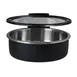 Steelite 7356MW302H Chafing Dish, 2‑Gal (8 Qt) Black Stainless Steel, 18" x 15.75" x 5.5" - 1/Case 2 image