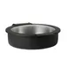 Steelite 7356MW302H Chafing Dish, 2‑Gal (8 Qt) Black Stainless Steel, 18" x 15.75" x 5.5" - 1/Case 1 image