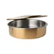 Steelite 7358MW302H - 2‑Gal Chafing Dish, 18" x 15.75" x 5.5", Gold Steel, Hinged Cover - 1/Case 2 image