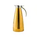 Steelite 7401MM159 Insulated Beverage Server, 1.3L, 6x5x11in Steel Gold Finish, Hand Wash - 1 Dozen 1 image