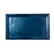Steelite 7770ER208 Rectangular Plastic Platter, 22" x 12.875" x 1.625", Navy Blue Resin, 22" 1 image