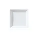 Steelite 82000AND0140 - White Bone China Square Tray, 7" x 7" x 1.125", Edwards Design - 1 Dozen 1 image