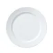 Steelite 82000AND0180 - Round Bone China Plate, 10.5" Dia x 0.875" H, Whiteware Narrow Rim - 1 Dozen 1 image