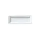 Steelite 82000AND0217 - Classic White Bone China Rectangular Tray, 9.0" x 5.0" x 1.125", - 1 Dozen 1 image
