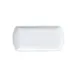 Steelite 82000AND0259 Rectangle Bone China Tray, White, 9.75" x 5.0" x 0.75", - 1 Dozen 1 image