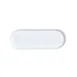 Steelite 82000AND0607 Bone China Tray, White, 10" x 3.25" x 0.875", William Edwards - 1 Dozen 1 image