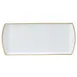Steelite 82107AND0136 - Burnished Gold Bone China Rectangle Tray, 13.375" x 6" x 0.75", 1 Dozen 1 image
