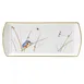 Steelite 82108AND0136 - Rectangular Bone China Tray, 13.375" x 6" x 0.75", Reed Edwards - 1 Dozen 1 image