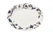Steelite 82135AND0322 - Signature Makira Oval Bone China Tray, 14" x 11" x 1.25" - 6/Case 1 image