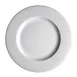 Steelite 9117C1182 - 10" Medium Rim Round White Ceramic Plate, Interwoven, Oven Safe 530°F - 24/Case 1 image
