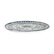 Steelite A102P800 - 13" Round China Plate, Talavera Motiva Blue, Alumina Vitrified Finish - 6/Case 2 image