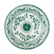 Steelite A103P800 13" Round China Plate, Talavera Motiva Green Anfora, Vitrified Finish - 6/Case 1 image