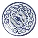 Steelite A124P102 9" Round Rolled Edge Vitrified China Plate – Puebla Style, Anfora Design - 1 Dozen 1 image