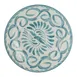 Steelite A125P101 - 7.5" Round Rolled Edge Plate, Lagoon Vitrified China, Anfora Design - 1 Dozen 1 image