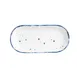 Steelite A330P003 - Celery Tray, 7-5/8" Oblong Fully Vitrified China, Matte White - 1 Dozen 1 image