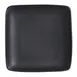 Steelite A901P219 Square 8-1/2" Matte Black Fully Vitrified China Plate - 1 Dozen 1 image
