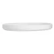 Steelite A910P257 - Round 10-5/8" Stackable Vitrified China Tray, Anfora Crete Matte White - 1 Dozen 2 image