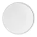 Steelite A910P257 - Round 10-5/8" Stackable Vitrified China Tray, Anfora Crete Matte White - 1 Dozen 1 image