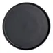 Steelite A911P258 - 9" Round Stackable Vitrified China Tray, Crete Matte Black Finish - 1 Dozen 1 image