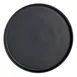 Steelite A911P259 - Round 7-1/2" Tray, Stackable, China, Anfora Crete Matte Black - 1 Dozen 1 image