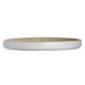 Steelite A922P258 - 9" Round Vitrified China Tray, Anfora Chena Matte White Finish - 1 Dozen 2 image