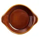 Steelite B008P176 - Au Gratin Dish, 8" x 6-5/8", 13-3/4 oz China Glazed, Double Handles - 1 Dozen 1 image