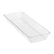 Steelite DFBKL18604TG Basket Liner, 18" W x 6" D x 1-3/4" H Clear PETG Plastic, - 1 Dozen 1 image