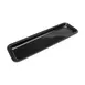 Steelite DFTRC20810 - Rectangular Tray, 19.5" W x 8" D x 1" H, Black Acrylic Plastic - 6/Case 1 image