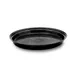 Steelite DFTRD10P10 Sampling Tray, 9-1/2" Dia x 1" H, Prism Black Acrylic, - 4/Case 1 image