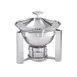 Steelite DW01QKSS Chafer, 1 Qt Stainless Steel, 9.25" W x 9.25" D x 9.0" H, Cover, Canned, Induction 1 image
