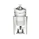 Steelite DW04SKHSS Soup Chafer Marmite, 4 Qt Hinged Cover, 9.25"W x 8.25"D x 18"H, 18/10 Stainless 1 image