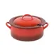 Steelite DW05CWG8RD2 Soup Chafer Marmite, 5 Qt Red 12.5" W x 12.5" D x 5.5" H, 18/10 Steel, Cover 1 image