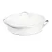 Steelite DW06CWG8WT - Round 2‑Gal Chafing Dish, 17.25"W×15"D×6"H, 18/10 Steel, Cover, Induction 1 image
