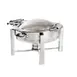 Steelite DW06KHSS Chafer Tower, 2‑Gal 17.5" W x 18.0" D x 12.0" H, Steel, Cover, Induction Ready 1 image