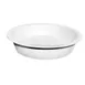 Steelite DW06RFP4POR Food Pan, 2‑Gal (5‑8 qt), 15.25"×15.25"×3" H, White Porcelain, 18/10 Stainless 1 image