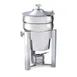 Steelite DW06SKHSS Soup Chafer Marmite, 6 Qt 10.75"W x 11.25"D x 19.0"H, 18/10 Steel with Hinged 1 image