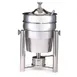 Steelite DW06SWHSS Soup Chafer 6 Qt Hinged Cover, 12.25"W x 11.25"D x 19.5"H, 18/10 Stainless Steel 1 image