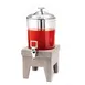 Steelite DW07JLWDGW Uninsulated Beverage Dispenser, 2.0‑Gal Grey, Wood Base, DW Haber Fusion Buffet 1 image
