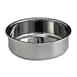 Steelite DW62RFP - 2.0 Qt Round Food Pan, 9.5" x 9.5" x 3.0" Stainless Steel, 18/10 DW Haber Insert 1 image