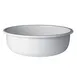 Steelite DW655RFPWT Food Pan – 0.5 Qt Stainless Steel, White Powder‑Coat Finish for Roll‑Top Chafers 1 image