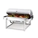 Steelite DW78RFWSS Chafer, 2-Gal (8 qt) Rectangular, 28"W x 22"D x 15"H, Cover, 18/10 Steel Induction 1 image