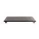 Steelite GS196666 Footed Serving Board, 8.75" x 8.75" x 0.875" H, Glass Dark Grey Cream - 2/Case 2 image