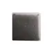 Steelite GS196666 Footed Serving Board, 8.75" x 8.75" x 0.875" H, Glass Dark Grey Cream - 2/Case 1 image