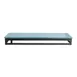 Steelite GS196671 - Footed Serving Board, 19.75" x 7.125" x 0.875" H, Glass Dusk Blue Cream - 2/Case 2 image