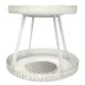 Steelite GS196708 Tall Seafood Tower Set with 2 Drains, 14.25" x 10.25" H, Crackle Cream Finish 1 image